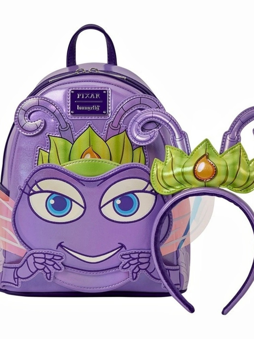 Loungefly Disney Pixar A Bug's Life Princess Atta Cosplay Mini Backpack with Ear
